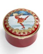 Image 1 of 2: Halcyon Days Christmas Ice Skater Musical Box