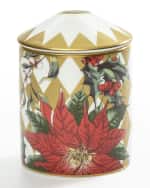 Image 1 of 2: Halcyon Days Parterre With Poinsettia Reed Diffuser