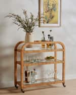 Image 2 of 4: Four Hands Dory Bar Cart