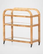 Image 1 of 4: Four Hands Dory Bar Cart