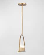 Image 3 of 4: Crystorama Abbott 8-Light Linear Chandelier