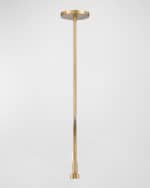 Image 4 of 4: Crystorama Abbott 8-Light Linear Chandelier