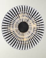 Image 2 of 2: Crystorama Rylee 4-Light Matte Black Ceiling Lamp
