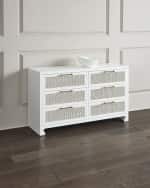 Image 1 of 4: Worlds Away Elena Cane Chest