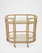 Image 3 of 4: Worlds Away Soren Bar Cart