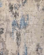 Image 2 of 5: Exquisite Rugs Oysterville Hand-Knotted Rug, 8' x 10'