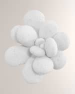 Image 1 of 3: Phillips Collection Oviferum Succulent Wall Art, White Stone