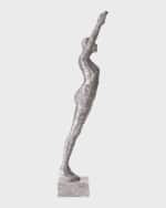 Image 4 of 4: Phillips Collection Standing Diving 83" Outdoor Sculpture