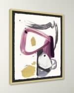 Image 2 of 3: Wendover Art Group 'Plum Lines 2' Wall Art
