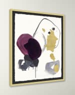 Image 2 of 2: Wendover Art Group 'Plum Lines 1' Wall Art