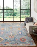 Image 1 of 4: Haven & Loom Fanning Hand Knotted Rug, 6' x 9'