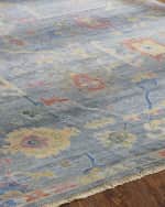 Image 3 of 4: Fanning Hand Knotted Rug, 8' x 10'