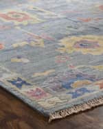 Image 4 of 4: Fanning Hand Knotted Rug, 8' x 10'
