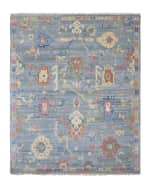 Image 2 of 5: Haven & Loom Fanning Hand Knotted Rug, 9' x 12'