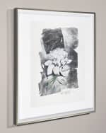 Image 2 of 2: RFA Fine Art 'Silver Flower Peony' Wall Art