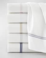 Image 4 of 5: Matouk 2 Lines Queen Sheet Set