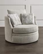 Image 1 of 4: HF Custom Roslyn Swivel Chair