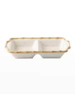 Image 2 of 4: Juliska Bamboo 10" Double Section Server - Natural