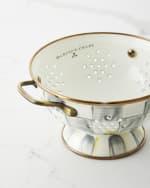Image 2 of 3: MacKenzie-Childs Sterling Check Small Colander