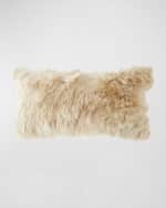 Image 3 of 3: Massoud Suri Alpaca Lumbar Pillow