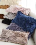 Image 1 of 3: Massoud Suri Alpaca Lumbar Pillow