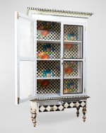 Image 2 of 2: MacKenzie-Childs Flower Market Cabinet