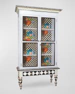 Image 1 of 2: MacKenzie-Childs Flower Market Cabinet
