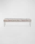 Image 1 of 3: Haute House Becky Tufted Bench, 60"