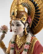 Image 2 of 5: Lladro Goddess Lakshmi Sculpture