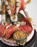 Image 4 of 5: Lladro Goddess Lakshmi Sculpture