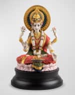 Image 1 of 5: Lladro Goddess Lakshmi Sculpture