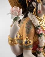 Image 5 of 5: Lladro Goddess Lakshmi Sculpture