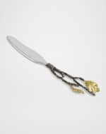Image 5 of 5: Michael Aram Vintage Bloom Extra Large 21" Cheese Board with Knife