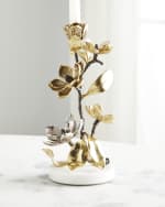 Image 3 of 3: Michael Aram Vintage Bloom 12" Candleholders, Set of 2