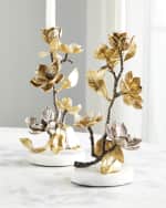 Image 1 of 3: Michael Aram Vintage Bloom 12" Candleholders, Set of 2