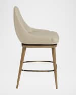 Image 3 of 6: Interlude Home Harper Swivel Counter Stool, 26"