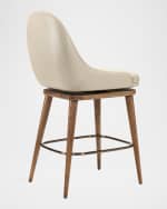 Image 4 of 6: Interlude Home Harper Swivel Counter Stool, 26"