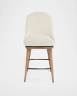 Image 2 of 3: Interlude Home Harper Swivel Counter Stool, 26"