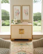 Image 2 of 2: John-Richard Collection Figs and Magnolia Faux-Floral Arrangement