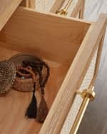 Image 4 of 4: Worlds Away Orla Cane Chest