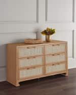 Image 1 of 4: Worlds Away Orla Cane Chest