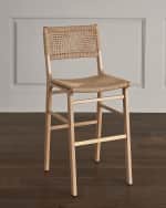 Image 1 of 4: Worlds Away Viviaan Bar Stool, 31.25"