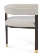 Image 3 of 5: Worlds Away Lela Barrell Back Dining Chair