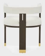 Image 4 of 5: Worlds Away Lela Barrell Back Dining Chair