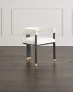 Image 1 of 5: Worlds Away Lela Barrell Back Dining Chair