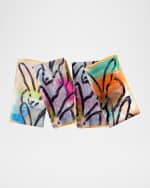 Image 1 of 3: Hunt Slonem Lucky Bunny Cotton Dinner Napkin