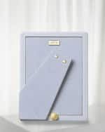 Image 4 of 5: AERIN Piero Leather Photo Frame, 5" x 7"