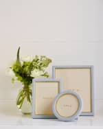 Image 5 of 5: AERIN Piero Leather Photo Frame, 5" x 7"