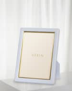 Image 1 of 5: AERIN Piero Leather Photo Frame, 5" x 7"