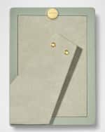 Image 3 of 3: AERIN Piero Leather Photo Frame, 4" x 6"